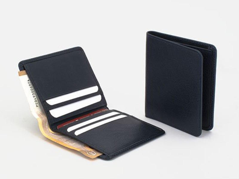 Cartera Slim para hombre en piel