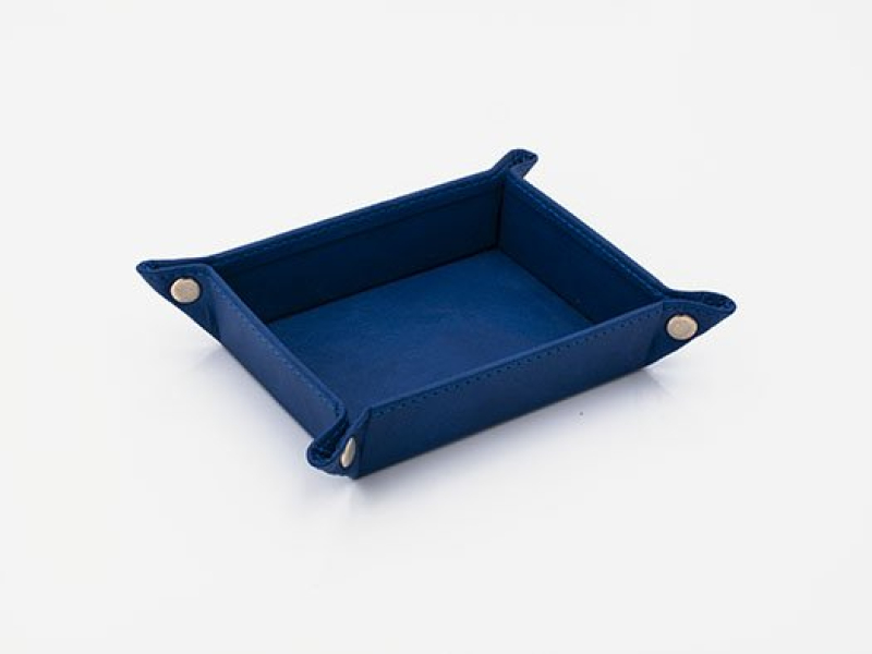 Tarjetero de mesa rectangular en semipiel