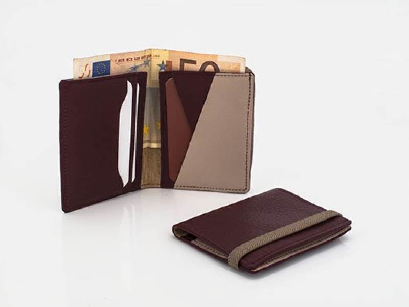 Cartera Slim con elástico