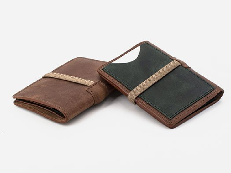 Cartera Slim con tarjetero exterior
